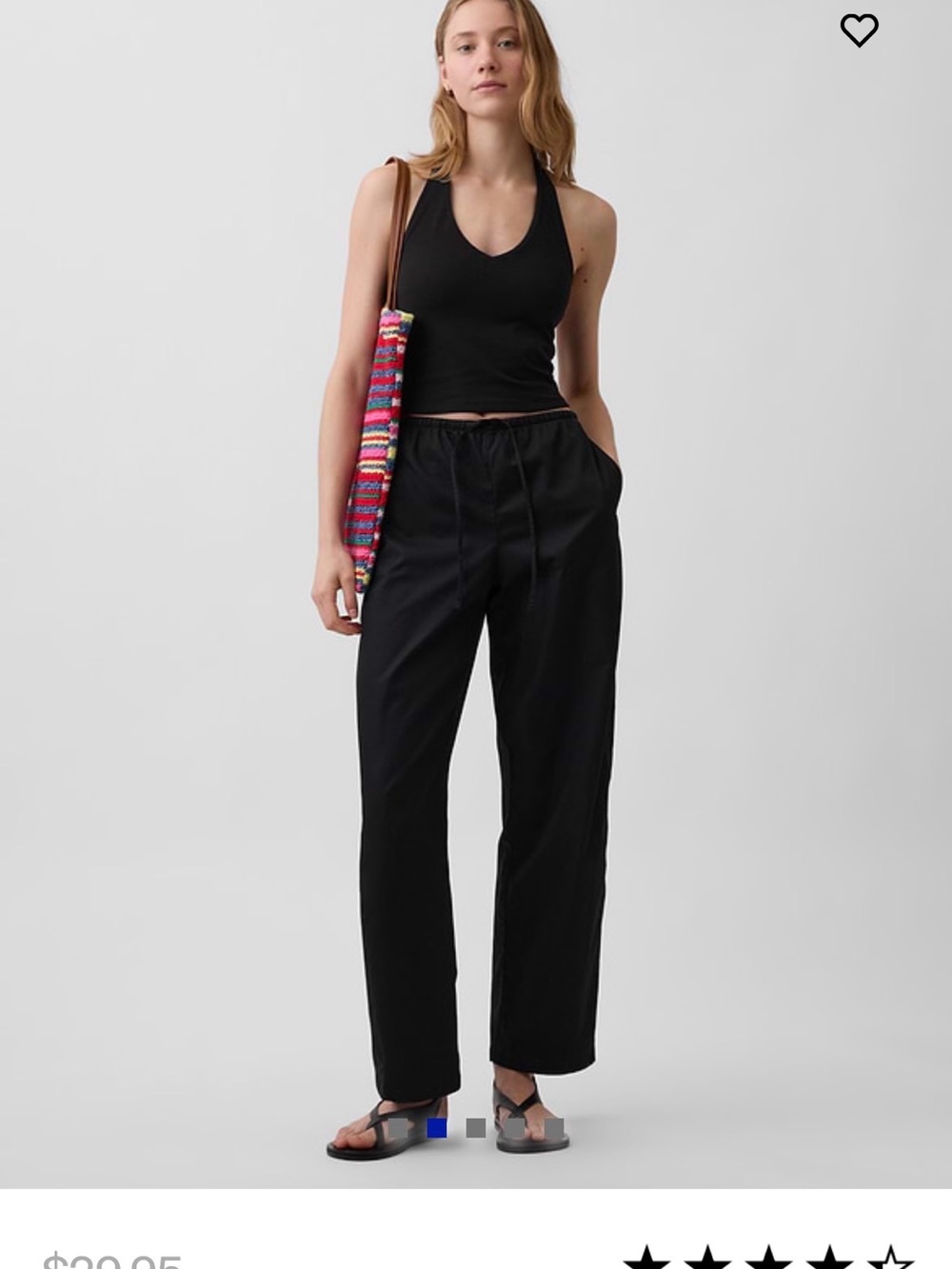 GAP Brown Halter Crop CloseKnit